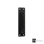 200mm Push and Pull Door Plate - Matt Black Finish