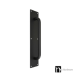 400mm Push and Pull Door Plate - Matt Black Finish