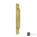 600mm Push and Pull Door Plate - Antique Brass Finish