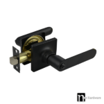 Kendall Series Privacy Handle Set - Matt Black Finish