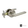 St Clair Series Passage Lever Set - Satin Nickel Finish