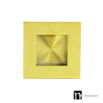 70mm Sliding Flush Pull - Brushed Brass Finish