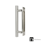 Barn Door Flush Pull with a Round Handle