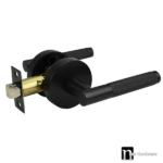Malbena Series Passage Lever Set - Matt Black Finish