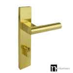 Brushed Brass Finish Entry Door Lock Set – Fraser Series