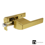 McKenzie Series Passage Lever Set - Brass Finish