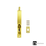 Door Flush Bolt 150mm - Brushed Brass Finish