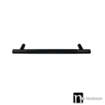 Matt Black Finish Ridged kitchen Handle (160mm) - Viper Series