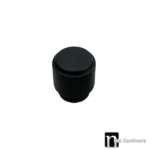 Matt Black Finish Ridged kitchen Knob - Viper Series