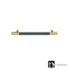 Mixed Brass Grey Finish kitchen Handle (160mm) - Viper Series