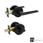 Matt Black Single Cylinder Entrance Set - Elphinstone Series