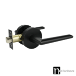 Elphinstone Series Passage Lever Set - Matt Black Finish