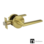 Elphinstone Series Passage Lever Set - Brushed Brass Finish