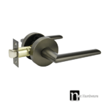 Elphinstone Series Passage Lever Set - Gunmetal Finish