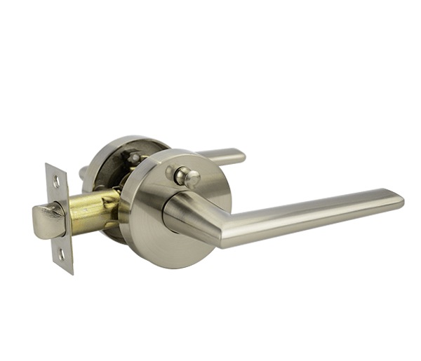 Elphinstone Series Privacy Lever Set - Satin Nickel Finish