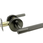 Malbena Series Privacy Lever Set  - Gunmetal Finish