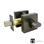 Como Series Single Cylinder Deadbolt - Gunmetal Finish