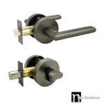 St Clair Series Single Cylinder Entrance Set - Gunmetal Finish