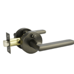 St Clair Series Privacy Lever Set - Gunmetal Finish