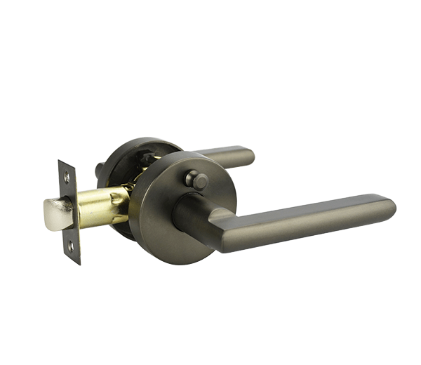 St Clair Series Privacy Lever Set - Gunmetal Finish