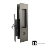 Morgan Series Sliding Door Privacy Set - Gunmetal Finish