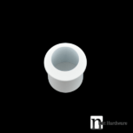 Cavity Door Finger Pull - White Finish