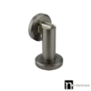 Round Shaped Magnetic Door Stop - Gunmetal Finish