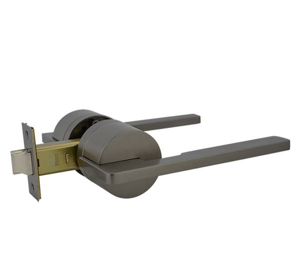 Gunmetal Finish Passage Lever Set - Pedder Series