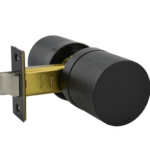 Matt Black Passage Knob Set - Hartz Series