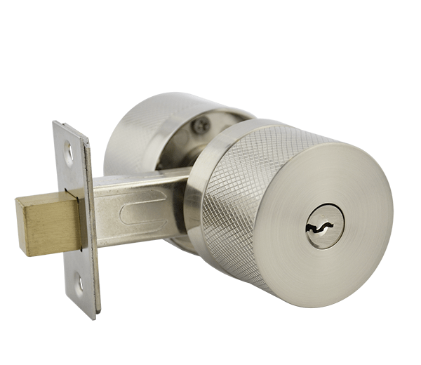 Satin Nickel Single Cylinder Deadbolt - Hartz Series