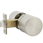 Satin Nickel Finish Passage Knob Set - Hartz Series