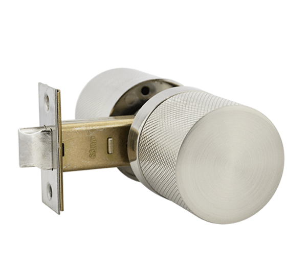 Satin Nickel Finish Passage Knob Set - Hartz Series