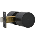Matt Black Finish Passage Knob Set - Oberon Series