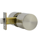 Satin Nickel Finish Passage Knob Set - Oberon Series