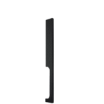 600mm Single Matt Black Entry Door Pull - Blade Series