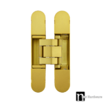 Heavy-duty Architectural Concealed Door Hinge - Brass Finish