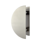 Nash Series Half Circle Door Pull Plate (Pair)  - Stainless Steel Finish