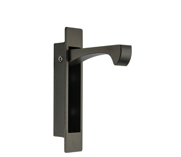 Gunmetal Finish Concealed Box Flush Hook Pull