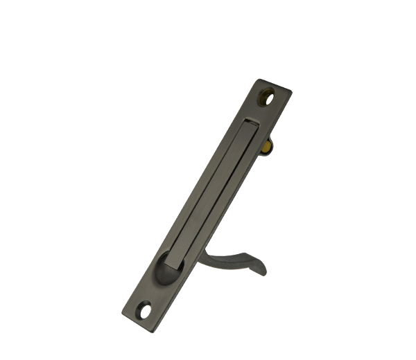 Spring Loaded Cavity Door Pull - Gunmetal Finish