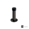 75mm Round Shaped Door Stop with Base - Gunmetal Finish