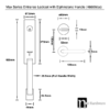 Satin Nickel Entrance Lockset with an Elphinstone Handle - Max Series - Image 2