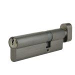 100mm Offset Euro Single Cylinder - Brushed Gunmetal Finish