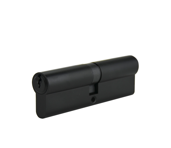 100mm Euro Double Cylinder - Matt Black Finish