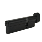 100mm Offset Euro Single Cylinder - Matt Black Finish