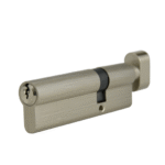100mm Offset Euro Single Cylinder - Satin Nickel Finish