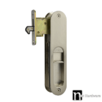 Satin Nickel Finish Sliding Indicator Privacy Set - Corolla Series