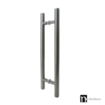 Gunmetal Finish 1000mm Round Door Pull (Pair) - Bisset Series