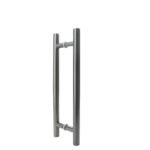 Gunmetal Finish 400mm Round Door Pull Handles (Pair) - Bisset Series