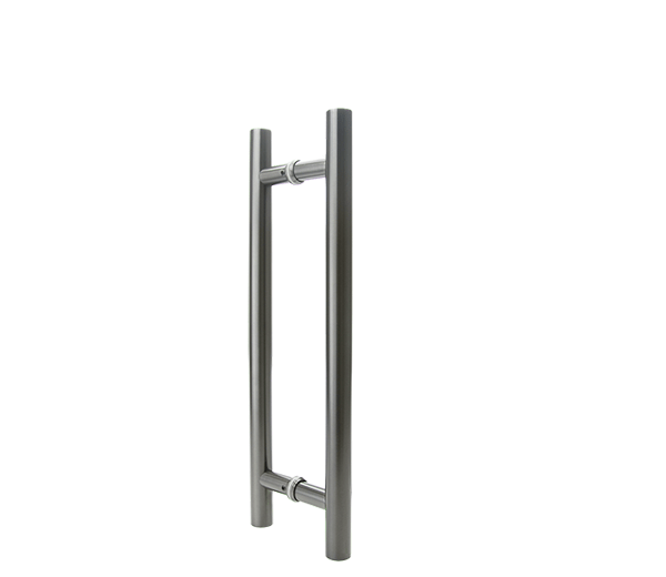 Gunmetal Finish 400mm Round Door Pull Handles (Pair) - Bisset Series