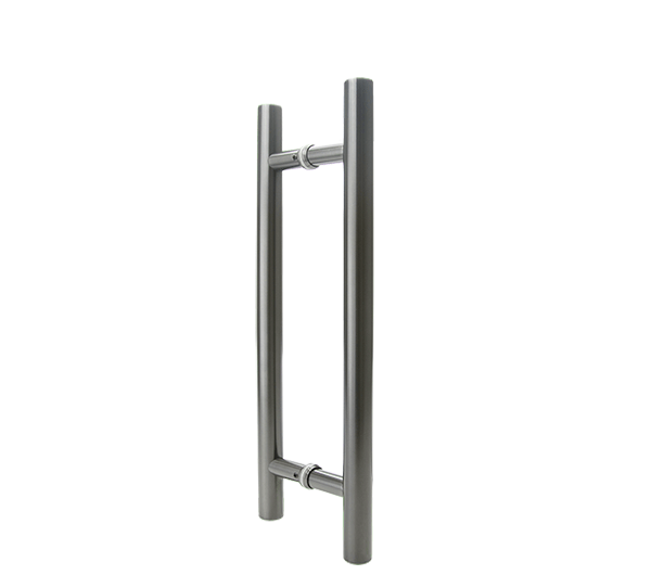 Gunmetal Finish 600mm Round Door Pull Handles (Pair) - Bisset Series